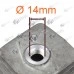 Kit cilindru motocoasa Stihl FS 55 2-MIX, FS 38 2-MIX, FS 45 2-MIX, FS 46 2-MIX - M14 - 34mm